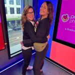 Jane Hall Instagram – Imagine the joy!! Dropped in to my mate Chrissie’s radio show today….”reunited and it feels so good…🎶”…. What bloody legends. It was bumbags ahoy. Thanks for having me @jackcharles and @chrissieswan ❤️🩷❤️🩷