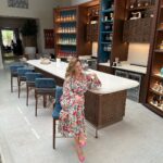 Jane Hall Instagram – Just casually hanging at the Lobby Bar @babalshamshotel wearing divine silk frock from @bonne.com.au . These dresses are perfection, and truly worth a look. I will show you more as we continue our @luxury.escapes adventure! 💕❤️💕