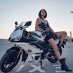 Jane Wu Instagram - Fun #itsjanewu #chineseactress #motorcycle #yamaha Shanghai, China