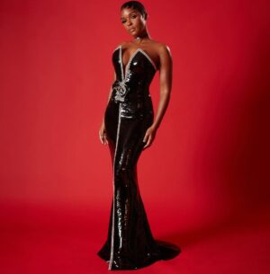 Janelle Monáe Instagram - GRAMMYS 2024. THE AGE OF PLEASURE. 

Dress: Custom couture @giorgioarmani Privé 
Jewelry: @yeprem @davidyurman
Glamily: @Nikkinelms, @kilprity, @shespolished 
Styling: @mandelkorn 
Photog: @masonrosephoto