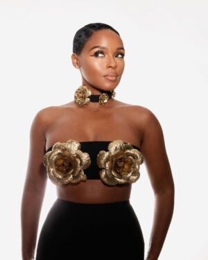 Janelle Monáe Instagram - ✨⚜️✨

Custom couture look:✨✨ @nicolefeliciacouture 
Jewelry: @cadardesigns @azlee_
@leonyvonne
Glamily @hair_sulon 
Nails @shespolished 
Styling @mandelkorn
Photog @mr_dadams 

#albumoftheyear #grammys2024 #theageofpleasure