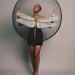 Janelle Monáe Instagram – F l o a t 🧚🏾‍♂️🪰🪐

Dragonfly Couture: @rahulmishra_7
Shoes: @jimmychoo
Earrings: @davidyurman
Glamily: @hair_sulon 
@shespolished 
@mandelkorn
Photog: @mr_dadams 

#theageofpleasure #grammys2024 #albumoftheyear #bestprogressiverandbalbum