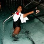 Janelle Monáe Instagram - MIAMI art BASEL. I love you @mickalenethomas thank u 4 making art that speaks to me always & big thank u to @milesisaac. I’ll never forget during my first album cycle you were the first to ask me to perform in Miami where I took a dip in the hotel’s pool mid performance. so happy I got to dip again. ;-) 💦💋 Custom lewk: @fashionbyreyortiz & moi Boots: @stuartweitzman Earrings:@oomiay Glamily: @carlyle.nicole @mandelkorn Mua: moi @miamibeachedition @editionhotels #MiamiBeachEDITION #EDITIONhotels