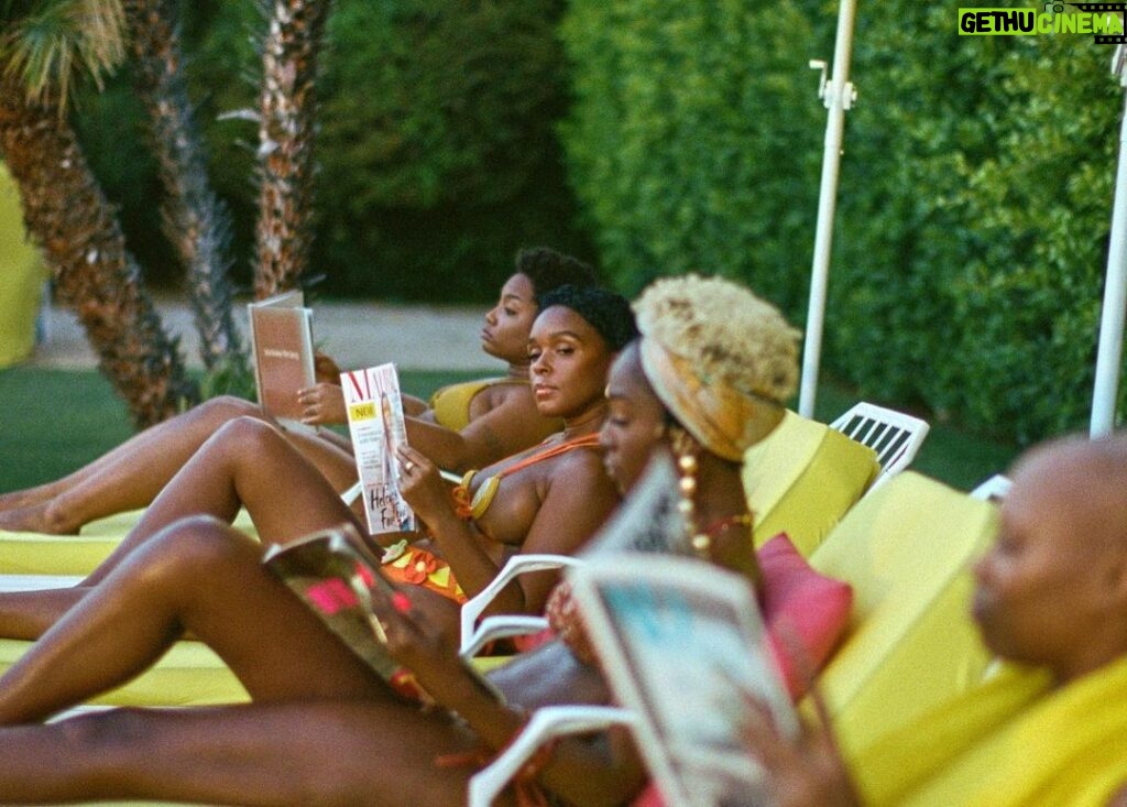 Janelle Monáe Instagram - BLACK REST. BLACK JOY. the age of pleasure: a lifestyle 📷: @masonrosephoto *Lemon Swimsuit worn by Janelle Monáe inspired by the Lemon Bikini top from @babyboobsswim