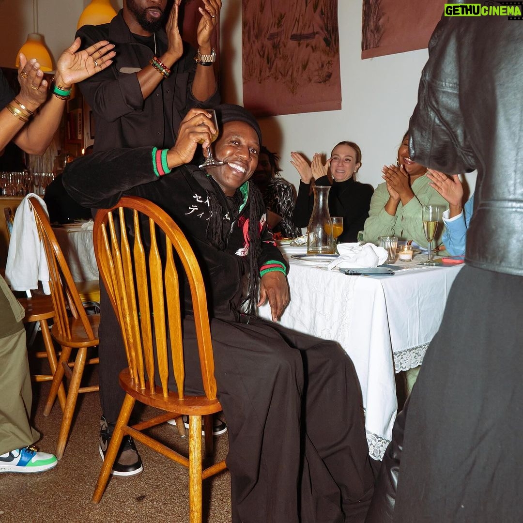 Janelle Monáe Instagram - The love. The smiles. The camaraderie. The art. Wondaland. 🥹 Special thank u to my team, Wondaland MGMT, and the legendary Woodspoon restaurant for curating this special moment. 📷: @kalogenic