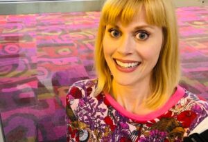 Janet Varney Instagram - When you accidentally PERFECTLY MATCH A CARPET