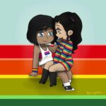Janet Varney Instagram - REPOSTING @miss.quidam ‘s Korrasami 🌊⚙ “Happy Pride everyone !!! 🏳️‍🌈🥳❤ This is the first part of my chibi ships series for pride month. So stay tuned for more 😉 Can you guess which ships will be next ?” #korrasami #korrasamifanart #korra #avatarkorra #korrafanart #asami #asamisato #korraxasami #fanart #art #artist #thelegendofkorra #legendofkorra #legendofkorrafanart #lok #tlok #avatar #girlfiends #wlw #ship #wlwship #queer #lgbtq🌈 #pride #pridemonth #lesbian #digitalart #digitalpainting #avatarthelastairbender