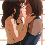 Janet Varney Instagram - REPOSTING @_persnicketydoodles_ Radiant ☀️ #pride #pridemonth . . #legendofkorra #lok #tlok #thelegendofkorra #avatarkorra #asamisato #korrasami #avatar #fanart #ipaddrawing #procreatart