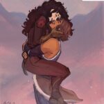 Janet Varney Instagram - REPOSTING @kf1n3 who says “I’ll never get tired of drawing these two 💖” #korrasami • • #legendofkorra #atla #asamisato #korra #korrasamifanart #tlok #pride #pridemonth