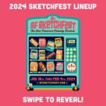 Janet Varney Instagram - My “kid” is turning 21! ❤️ to its 2 dads @strattoncole & David Owen & its godfather Jay Wertzler, & our INCREDIBLE staff for doing it w/us! @sf_sketchfest SF Sketchfest returns for its 21st year. Tickets on sale this Sunday, Nov. 19 at 10am! Click the link in bio to explore the full lineup. #sfsketchfest #sketchcomedy #sanfrancisco #comedy