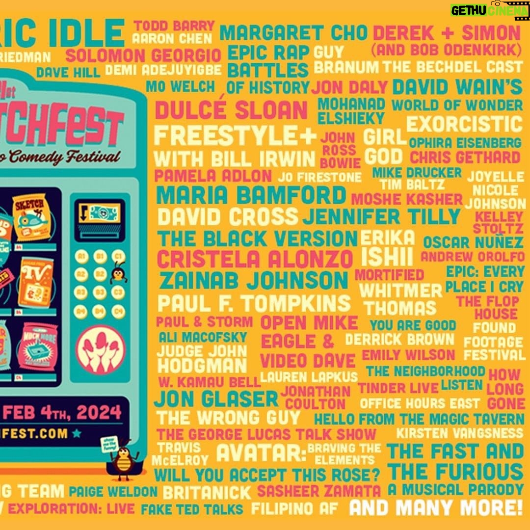 Janet Varney Instagram - My “kid” is turning 21! ❤️ to its 2 dads @strattoncole & David Owen & its godfather Jay Wertzler, & our INCREDIBLE staff for doing it w/us! @sf_sketchfest SF Sketchfest returns for its 21st year. Tickets on sale this Sunday, Nov. 19 at 10am! Click the link in bio to explore the full lineup. #sfsketchfest #sketchcomedy #sanfrancisco #comedy