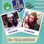 Janet Varney Instagram – Now on my JV Club podcast- we throwback to our ep with the brilliant @alisonbrie!!