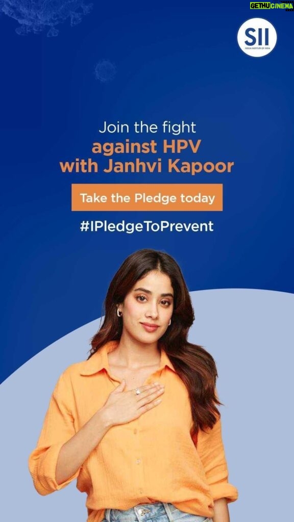Janhvi Kapoor Instagram - Prioritise health and well-being in 2024 by spreading awareness about HPV. Take the step of consulting your doctor for HPV vaccination. Visit the link in the bio (IPledgetoPrevent.in) for more info on prevention. Let’s ensure a healthier future for ourselves and our loved ones. Note: This content serves solely for informational purposes and is not intended as a replacement for doctor’s advice. Consult your doctor to know more about HPV vaccination. #SerumInstitute #IPledgeToPrevent #FightAgainstHPV #YourPledgeMatters