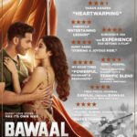 Janhvi Kapoor Instagram - Your love has been #Bawaal ❤️‍🔥 Nisha ko apnane ke liye, Ajju ko sudharne ke liye, humari kahaani aur kaam ko itna pyaar dene ke liye- thank you ❤️ in this race to create a perception, to compete for things and for some sort of validation- some of us are lost. And sometimes what we feel are the biggest problems, are really only our minds not allowing us to value what we have. In light of the inhuman hardships that were faced by so many through a period of history, maybe we can learn that life is fleeting; that our problems are trivial, what matters is not what you have but what you are, that sometimes we forget to value the simplest of things till we loose it, only to realise that was our one shot at true happiness. That is the heart of our #bawaal ❤️ to see so many of you having these feelings after watching our film, makes everything worth it ☺️