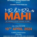 Janhvi Kapoor Instagram - Two hearts chasing one dream & it’s just pitch-er perfect!🎬✨ The field is set for #MrAndMrsMahi, coming to cinemas on 19th April 2024. @karanjohar @apoorva1972 @rajkummar_rao @janhvikapoor @sharanssharma @mehrotranikhil @somenmishra @shariq_patel @zeestudiosofficial @sonymusicindia