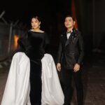 Janna Nick Instagram - #berduolebihbaik #familiduo2023 Dress: @nizamzamilofficial Makeup: @shiyojoo Hair : @dyanahoo.chezkamya Photographer: @amirnaufalphotography