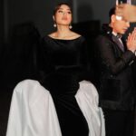 Janna Nick Instagram - #berduolebihbaik #familiduo2023 Dress: @nizamzamilofficial Makeup: @shiyojoo Hair : @dyanahoo.chezkamya Photographer: @amirnaufalphotography