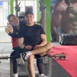 Janna Nick Instagram - Sweat session with @theebaan_g ! Thanks for torturing us !
