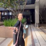 Janna Nick Instagram - Hot yoga dulu baru kamu. Jumpa korang later dekat TGV KLCC 8PM untuk road tour filem #JemputankeNeraka
