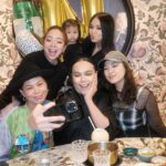 Janna Nick Instagram - Last gather before ramadan ❤️ Happy belated birthday @niesakhalil Yang paling bising & riuh. Semoga terus happy & kaya raya. Thanks @ainedruce bawak Mirul hiburkan kitaorang hahahahahha. Also to the cutest & sweetest soul @noradanish , thanks for joining & insist to tong tong. Also stylist yang kitaorang semua sayang @miedy.daniel . Gambar ok tak? Also thanks @rasanyasteamboat for the best service. Definitely will come again