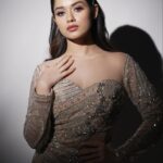 Jannat Zubair Rahmani Instagram - About last night ✨ @entrepreneurind Wearing @nikhitatandon ✨ 📸 @versatile.saif