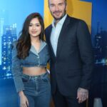 Jannat Zubair Rahmani Instagram - Can’t get over Sir David’s warmth and humbleness 🤍 @davidbeckham #BeckhamXMeta Styled by @namitaalexander Wearing @appapop Makeup @ayeshaqmakeup Hair by @hashmita.jadhav2005