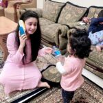 Jannatul Ferdous Oishee Instagram - With my baby sister 🌸
