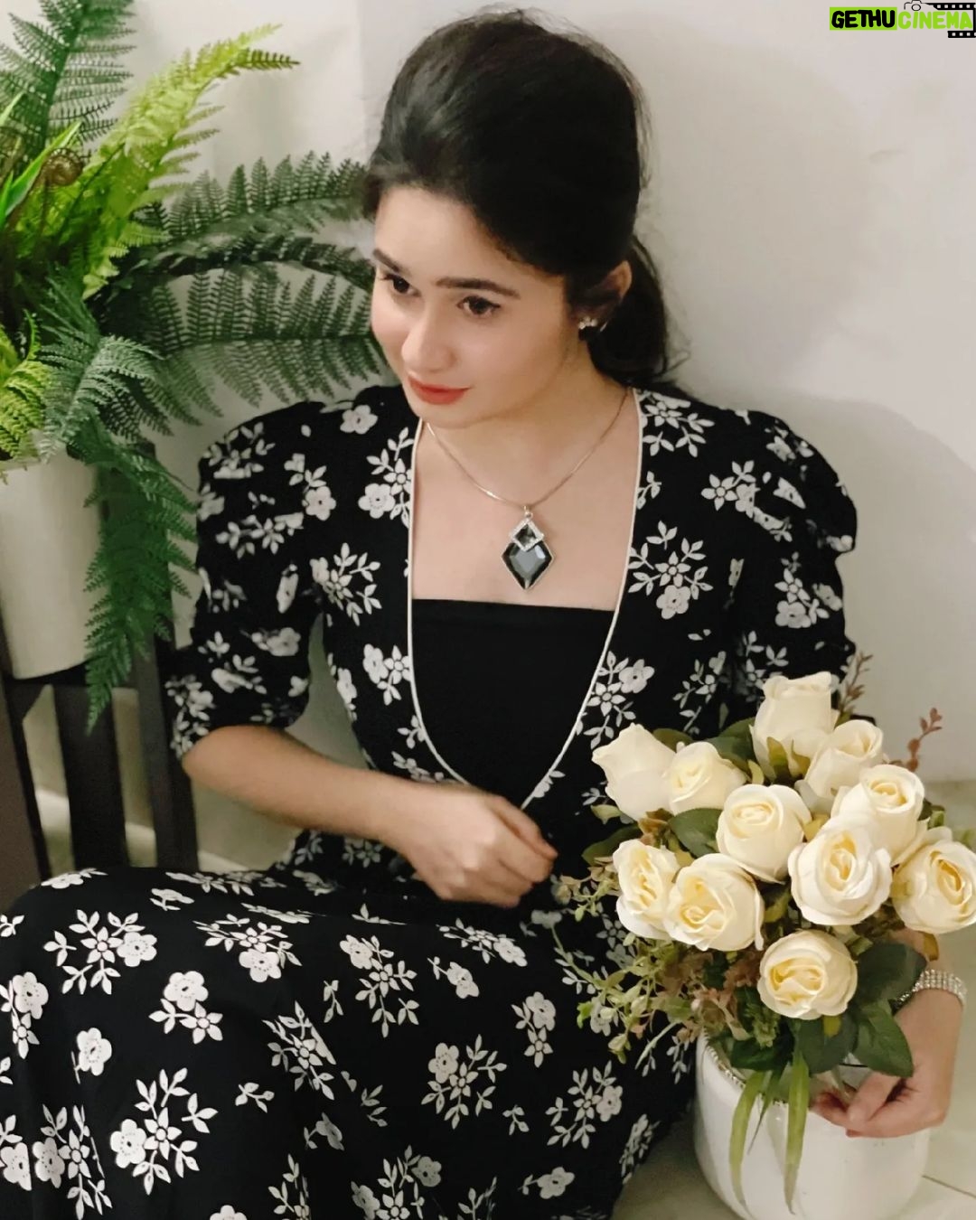 Jannatul Ferdous Oishee Instagram - Of all the good things holy, promise to Make your way through pebbles, Know that you'll reach there, slowly, and, Find me lost in the petals.