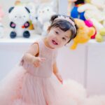 Jannatul Ferdous Oishee Instagram - My angel, you are the most beautiful thing in the world to me. MashaAllah, Alhamdulillah. #niece Baby's outfit by @meherofficials My outfit by @fardin_bayezid_production