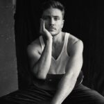 Jannik Schümann Instagram – b/w by @janinemarold