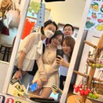Jarinporn Joonkiat Instagram - First day of the year with my family and my new fluffy @prada bag and strawberry parfait 🍧🍦 love maqq 💌