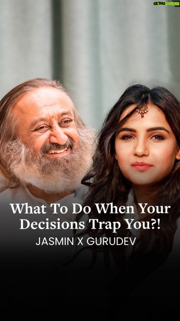 Jasmin Bhasin Instagram - What to do when you feel stuck with choices you’ve made in the past? In conversation with @jasminbhasin2806 #wisdom #lifelessons