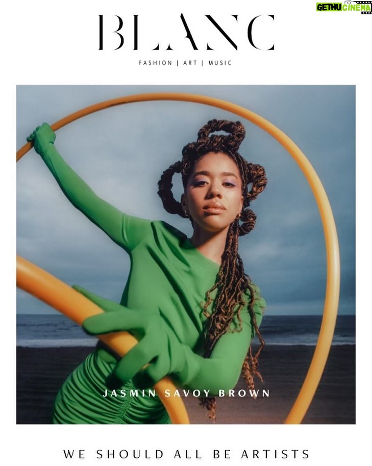 Jasmin Savoy Brown Instagram - Thank you @blancmagazine ! “Black women need to talk about getting paid our worth. I'm interested if someone comes to me with an offer that feels respectful and fair of the work I've done so far in my career. And then next to that is, “Does it move me? Is it inspiring? Is it fun? Are the people that I'm working with people that I'm excited to work with?’” Our spring cover star Jasminsavoy for our latest issue We Should All Be Artists. Photography @leeorwild Styling @oliver_vaughn Hair virginie.pineda Makeup @mirandarichardsmakeup Set Design @codycr Photography Assistants @___angelcastro and @justindunns Styling Assistant @alyssa_rabie Wearing @givenchy