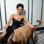 Jasmin Savoy Brown Instagram – Just me & my crush @acethemooseboy featuring the sickest @toni_maticevski !!
Styling @itsamandalim
HMU @taylourchanel
Photographs @visionbykovios