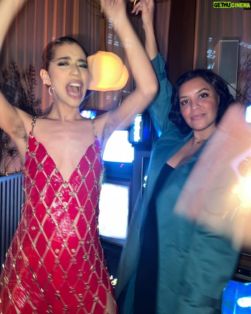 Jasmin Savoy Brown Instagram - And then there was the party dress… THANK YOU @ronaldvanderkemp !! ft @monicajv