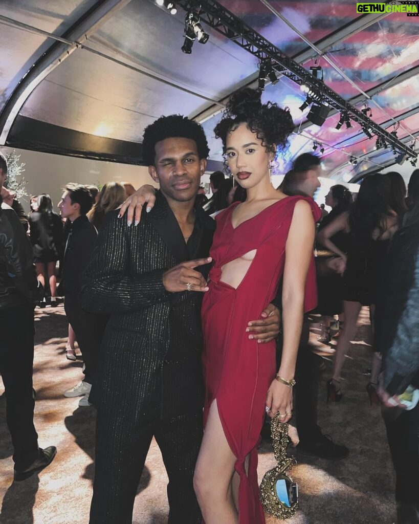 Jasmin Savoy Brown Instagram - This year, I ain't playin around. @mptf you always throw a wonderful party. Thank you for the invitation. Thank you @yuzefi I was honored to adorn my body in your art. Hannah at @modnailstudiocity did her thang. @jimmychoo makin my feet look sexy. @mae_cassidy with the beautiful bag everyone wanted for themselves. @hanut101 you're wrong for this jewelry (save for one piece that is a family heirloom!) As always styled by the singular @itsamandalim No one does hair like @takishahair and if you fight me on that I will win... @cherishbrookehill you are SICK for this makeup! FEVERISH!!! Fresh ink by my bestie @jessnagytattoos in Springfield, Oregon. Free Palestine 🇵🇸