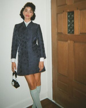 Jasmin Savoy Brown Instagram - The whole team popped off for this @thombrowne moment, I enjoyed a surprise @billieeilish concert AND shared a table with @ariana_greenblatt (who I will do everything in my power to protect)… @variety #PowerofWomen was a 15/10 

@itsamandalim stylist galore
@virginie.pineda slayed the hair
@salvadorgonzalezmakeup slayed the makeup
@_shmian slayed wardrobe assisting
@robwolfflund slayed these pics