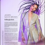Jasmin Savoy Brown Instagram - So this is one of the coolest things ever??? THANK YOU @thewrap I am proud to be a black queer actress and I am excited to be paid my worth 😍 Quote & credits below! “If it feels like Jasmin Savoy Brown is everywhere lately, it's because she is. Not only does she co-lead one of TV's buzziest series, Showtime's Yellowjackets, she also returned to play the wisecracking slasher superfan in one of the biggest horror franchises ever in Scream VI. Still, success didn't come without her fighting for what she deserves. POWER OF PLAYING "I'm a queer person, so I know what it's like to identify with a character and a show and how rare it's been historically and how good it feels. So to get to be on the other side of that and to be giving my community a gift-albeit a dark and twisted gift-is really fun and I don't take it for granted." LEARNING TO SELF-ADVOCATE "Something that's becoming ever more important to me is just being paid well. It's no secret that Black women-women in gen-eral, Black people in general-are not paid very well, and I want that to change. So I'm really curious to see what the paycheck is now before I sign up for a project, because I think it's time I start getting what I'm worth. Now that I have the platform that I have and I believe I'm proving myself as an actor, I just don't have time for it anymore. I'm not interested in making a fifth of what a white man is making. STAY MARCHING "This year, I'm marching for queer joy. Our joy is being threatened right now, especially the joy of our trans youth. It's just, I don't even have a word for how upsetting all of these attacks are. And our joy is worth everything." BL @thewrap @graphicsmetropolis 📷 @zimmermann lewk @marciahamilton hair @cherishbrookehill makeup @itsamandalim styled