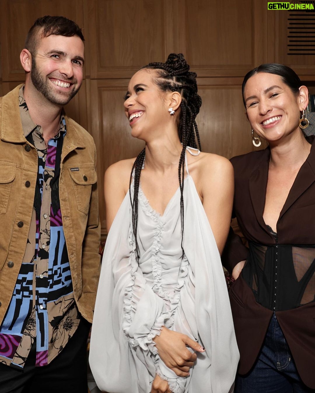 Jasmin Savoy Brown Instagram - Thank you @instylemagazine for inviting @itsamandalim and I to attend your beautiful (& delicious) reInvention dinner honoring the incomparable @quintab & celebrating the charming and delightful @sallyholmes Style is an evolutionary process for me that started with playing dress up and designing dresses when I was very young. I lost that joy along the road to adulthood until connecting with Amanda. She is making fashion fun again. And more than fun, empowering. Meeting and dining with several brilliant fashionable women (and @sunnyg_sd ) was such a lovely evening and I am grateful. Thank you. Highlights of the evening included: 0. Wearing FW23 @acnestudios I mean HELLO?! THANK YOU @acnestudios !!! 1. Celebrating @itsamandalim 2. Meeting my son @sunnyg_sd and introducing him to his other mom, @itsamandalim 3. Making @sallyholmes laugh 4. Meeting @hellotefi