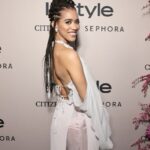 Jasmin Savoy Brown Instagram - Thank you @instylemagazine for inviting @itsamandalim and I to attend your beautiful (& delicious) reInvention dinner honoring the incomparable @quintab & celebrating the charming and delightful @sallyholmes Style is an evolutionary process for me that started with playing dress up and designing dresses when I was very young. I lost that joy along the road to adulthood until connecting with Amanda. She is making fashion fun again. And more than fun, empowering. Meeting and dining with several brilliant fashionable women (and @sunnyg_sd ) was such a lovely evening and I am grateful. Thank you. Highlights of the evening included: 0. Wearing FW23 @acnestudios I mean HELLO?! THANK YOU @acnestudios !!! 1. Celebrating @itsamandalim 2. Meeting my son @sunnyg_sd and introducing him to his other mom, @itsamandalim 3. Making @sallyholmes laugh 4. Meeting @hellotefi