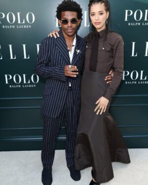 Jasmin Savoy Brown Instagram - Girl, WHAT? Still pinching myself. Thank you @elleusa for such a prestigious honor. To be named amongst such brilliant artists… I don’t have the words other than thank you. And to wear this delicious @ralphlauren ensemble I mean come ON!!! @itsamandalim styled me as usual! @carolagmakeup on makeup and @virginie.pineda on hair 💛😤
