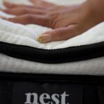 Jasmine Davis Instagram - Look the back ain’t backing like it used to😭 Hubby and I decided had to throw away our old mattress and go on the hunt for a sustainable + quality mattress to accommodate BOTH of our sleeping a preferences. @nestbeddingorganics stole our heart and we were even able to customize our sleeping preferences. I’ll just say the past 2 weeks have been the best sleep we’ve had in a very long time and I’ve been late to workouts every morning. Even if you’re questioning it, they have a 365 night sleep trial so you can see for yourself 🫶🏼 #NestBeddingPartner #nestbedding #viewfromnest