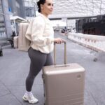 Jasmine Davis Instagram - #monostravel Now a days, I’m traveling almost 2-3 weeks out of the month which means I have to keep a super stylish but durable luggage set on hand. With @monostravel — their wide array of premium luggage options check all the boxes. From its minimalistic + modern aesthetic to the durable polycarbonate shell, #MonosTravelCompanion is my go-to set for all travel occasions. The backpack is also super neat because I can organize my snacks, cameras and laptop into different compartments with ease!