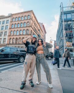 Jasmine Davis Instagram - Had to follow my festie bestie to NYFW, Just couldn’t wait another day without annoying her 💀🔥 ~ OH YEAH AND Here’s to ANOTHER ✨ birth year ✨ LMAO Brooklyn, New York