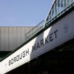 Jasmine Davis Instagram - 📍Borough Market 🍤🍣 Tons of people told me the food would be horrible in the UK, but I think they weren’t going to the right places🫣If you’re ever in London, save this spot so you can visit! *watch til the end to see what happens😭 #foodreview #boroughmarket #londonfood #londoncity #foodie #foodblogger London, United Kingdom