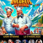 Jason Chicandier Instagram - La plus grande raclette du monde : le programme ! Nous aurons l’immense privilège d’avoir des guests fabuleux dont la sublimissime Clara Morgane, le génie de César Troisgros, le merveilleux Xavier Pincemin, les frapadingues de COCOBONGO, Monssssieur Philippe Corti et Pierre-Hugues José ! D’autres surprises sont à venir ! Il y aura des DJ, des musiciens, des shows de cuisine, le concours de Miss et Mister Raclette et concours de Paaams…Mathou et moi à l’animation ! Plusieurs télévisions seront présentes aussi. Les produits régionaux, de qualité et plusieurs stands pour les enfants et les grands (bières, vins, digestifs, produits régionaux etc). Et un huissier pour valider le record. Que coule le fromage sur vos noix mes Empereurs. @mathou_cann @claramofficiel @pierre.hugues.jose @cocobongo_fan @scott.t.v @cesar.troisgros @philippecorticchiato @maxbnwk @mamixe.b @villedesaintetienne @xavier_pincemin