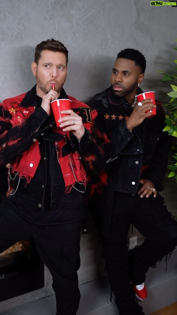 Jason Derulo Instagram - Derublé at it again @michaelbuble #SpicyMargarita