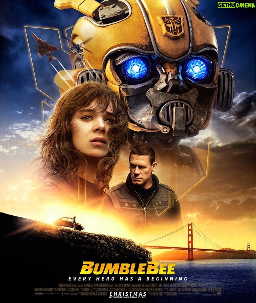 Jason Ian Drucker Instagram - Check out the new poster for #BumblebeeMovie! Can’t wait for you all to see it in theatres this Christmas! @bumblebeemovie