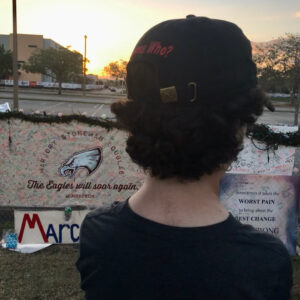 Jason Ian Drucker Instagram - #msdstrong it’s so hard to express how I feel. We are just kids, we shouldn’t have to go visit the school in the next city to see a memorial of 17 students and teachers that were killed. So much needs to change #weCallBS #guncontrol #neveragain #neveragain #neveragain #timeforchange #parklandstrong #pauseandlove