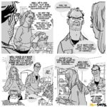 Jason Latour Instagram - SWIPE to read a seasonal comic I made last year about the little rituals and social rules we make, and the silly ways we gate keep them. Or something like that. Read more of my new comics by joining my NEWSLETTER in the link in bio. #comics #cartoonist #cartoons #cartoonistsofinstagram #howtodraw #manga #anime #comicbook #humor#halloween